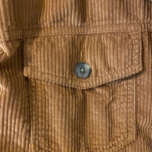 Corduroy distressed cropped jacket - Picture 4 of 4